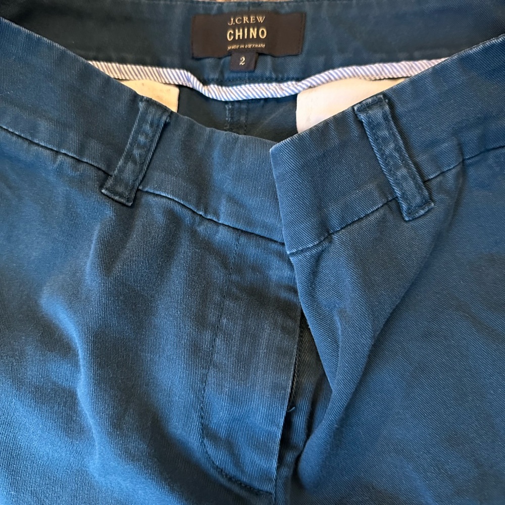 J.Crew Teal Chino Shorts - Size 2
